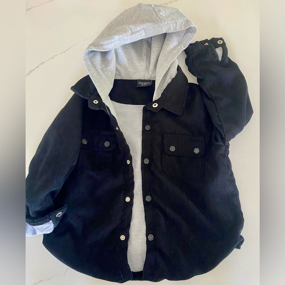 Little Bipsy Corduroy Shacket, 3-4T